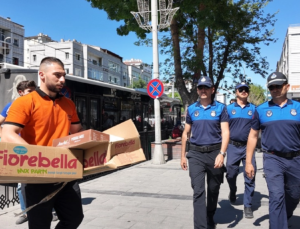 Kayseri zabıtasından etraf korunması kontrolü