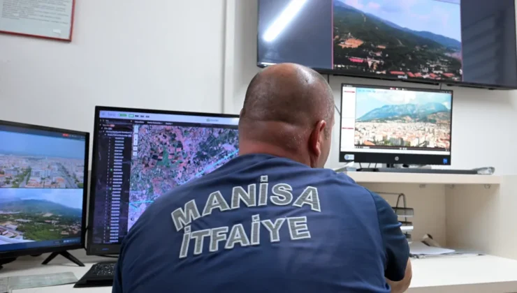 Manisa Büyükşehir’den yangınla çabada teknoloji atağı