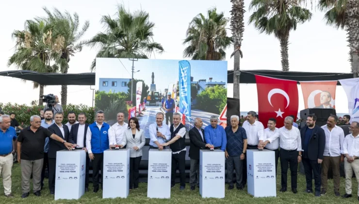 Mersin’de dev altyapı yatırımı için temel atıldı