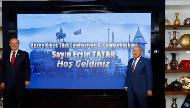 Ersin Tatar’dan Memduh Büyükkılıç’a ‘Türk Dünyası’ tebriği