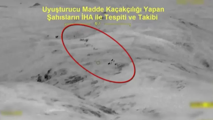 Hakkari’de JİHA dayanaklı operasyonda 253 kilo esrar ele geçirildi