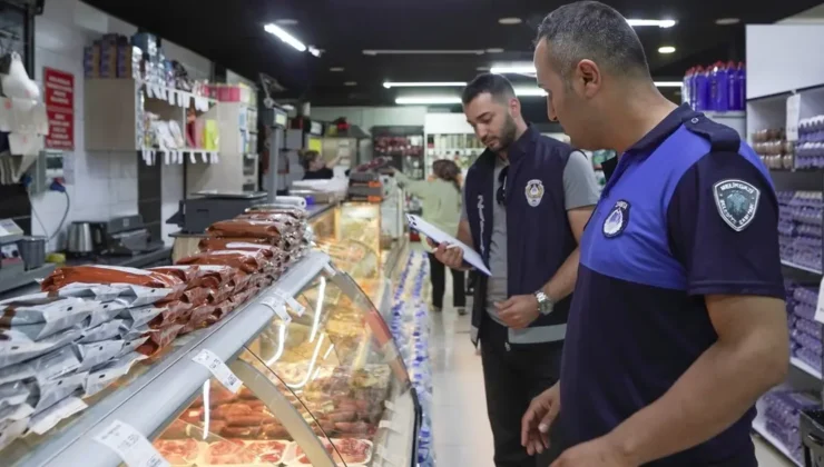 Kayseri Melikgazi zabıtasından sıkı kontrol